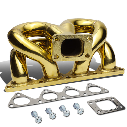 TURBO MANIFOLD TURBO MANIFOLD - SS - 88-00 HONDA CIVIC D15 D16 ENGINES / 88-91 HONDA CRX D15 D16 ENGINES / 93-97 HONDA CIVIC DEL SO D16 ENGINES - T3 - 42MM OD PRIMARY PIPING