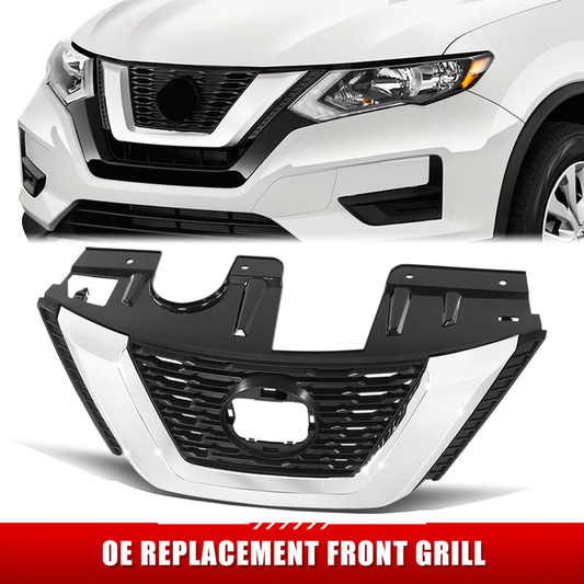 PARRILLA GRILLE - DS ROGE '14-'16/'17-'20/ GRILLE ASS'Y 18-18/ MAT-BLACK W/CHROME MLDG/ W/CAMERA (HYBRID)//PARTS.NO,NI1200291//OEM NO,623109TG0B
