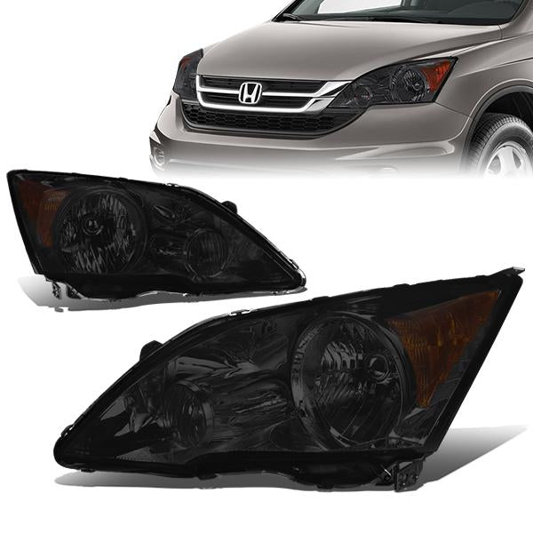 FAROS 07-11 HONDA CRV - H4 HIGH & LOW BEAM / 7440A SIGNAL / 168NA MARKER - SMOKE HOUSING / AMBER CORNER