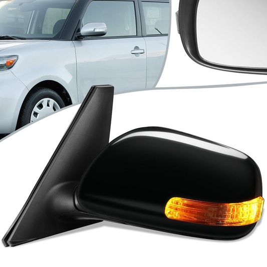 RETROVISOR MIRROR - OEM - 08-15 SCION XB - POWERED - PAINTABLE - BLACK - LEFT