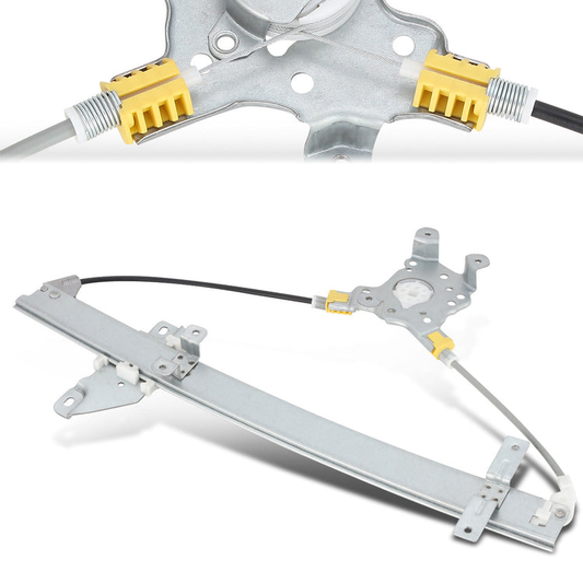 REGULADOR DE VENTANA WINDOW MOTORS & REGULATORS - METALLIC - 97-03 INFINITI QX4/96-04 NISSAN PATHFINDER - METALLIC - BARE STEEL/PLASTIC