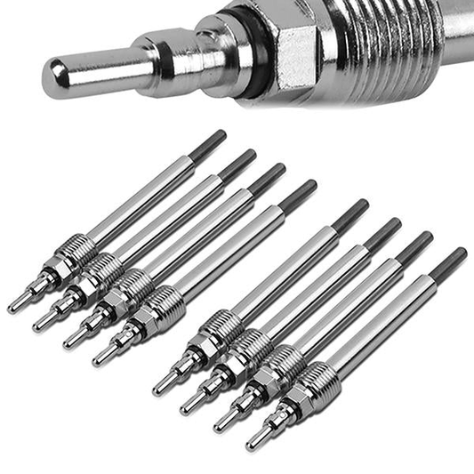 nan GLOW PLUGS - 8PCS - 04-10 FORD E-350, E-450 / 04-05 FORD EXCURSION / 04-07 FORD F-250, F-350, F-450, F-550 SUPER DUTY - FITS V8 DIESEL MODELS - FITS 6.0L TURBO DIESEL MODELS