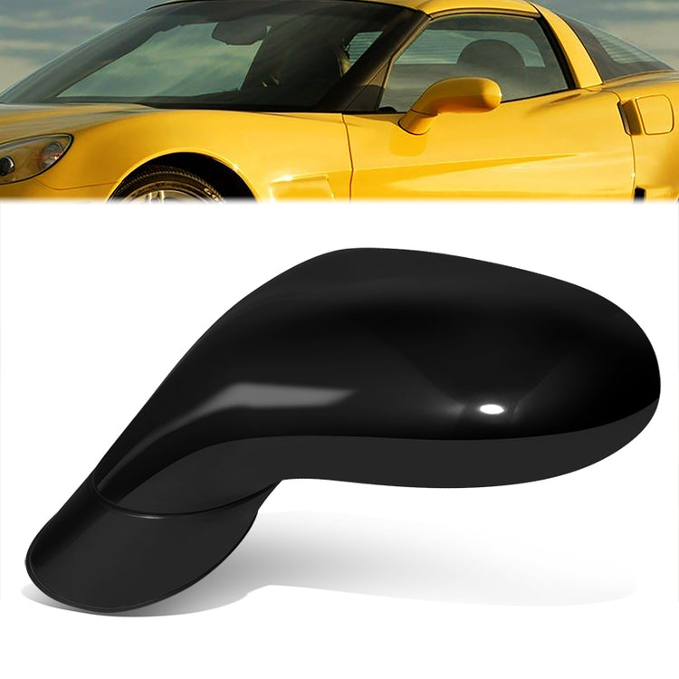 RETROVISOR MIRROR - OE STYLE - CHEROLET CORVETTE 05-13 - WITH POWER WITH HEATED WITH MEMORY - DRIVER SIDE - PAINT TO MATCH - BLACK