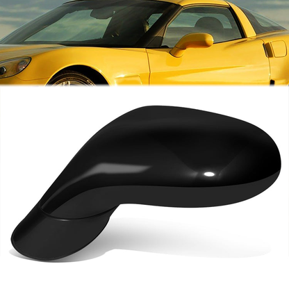 RETROVISOR MIRROR - OE STYLE - CHEROLET CORVETTE 05-13 - WITH POWER WITH HEATED WITH MEMORY - DRIVER SIDE - PAINT TO MATCH - BLACK