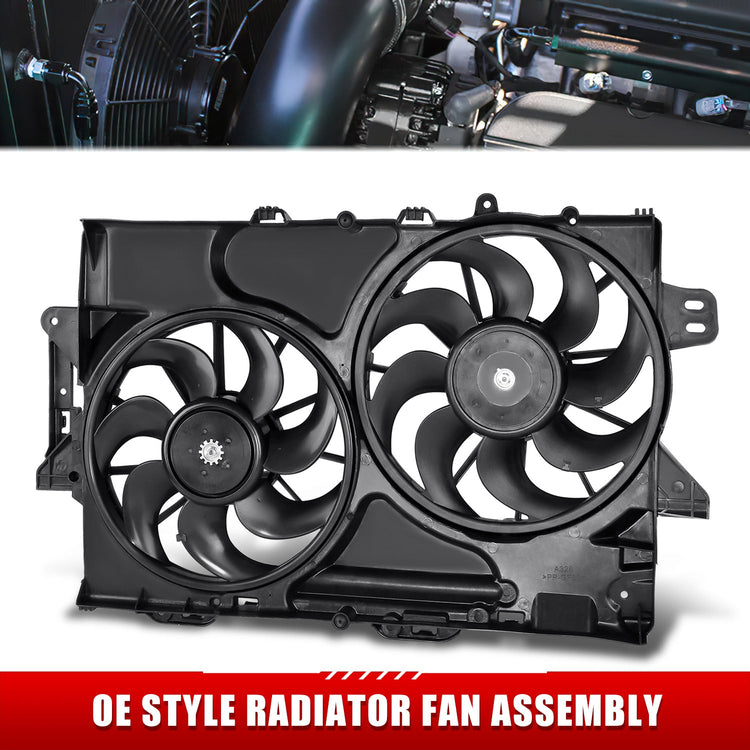 ABANICOS OE STYLE -CHEVROLET EQUINOX 2008-2012 / GMC TERRAIN 2010-2012 / PONTIAC TORRENT 2008-2009 3.6L, - FITS 2ND DESIGN FROM 11/12/07