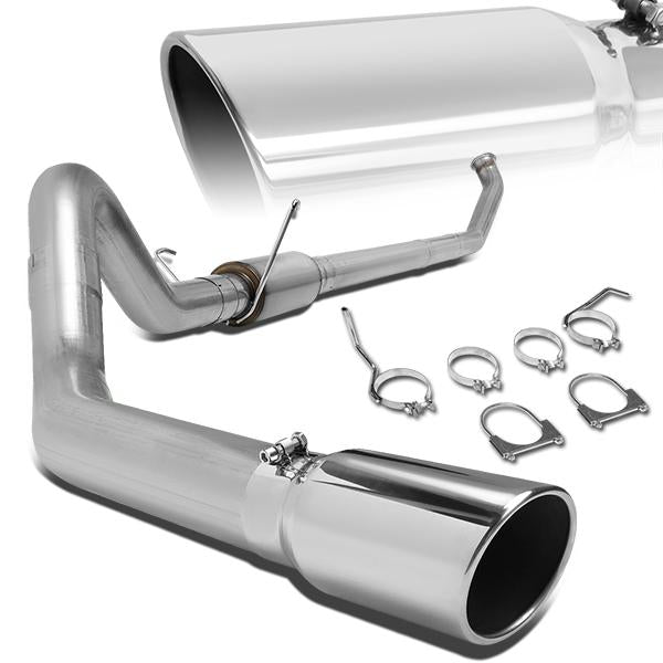 TUBERIA CATBACK CATBACK - 04-07 DODGE RAM 2500, 3500 5.9 - TURBO DIESEL - SINGLE TIP - STAINLESS STEEL