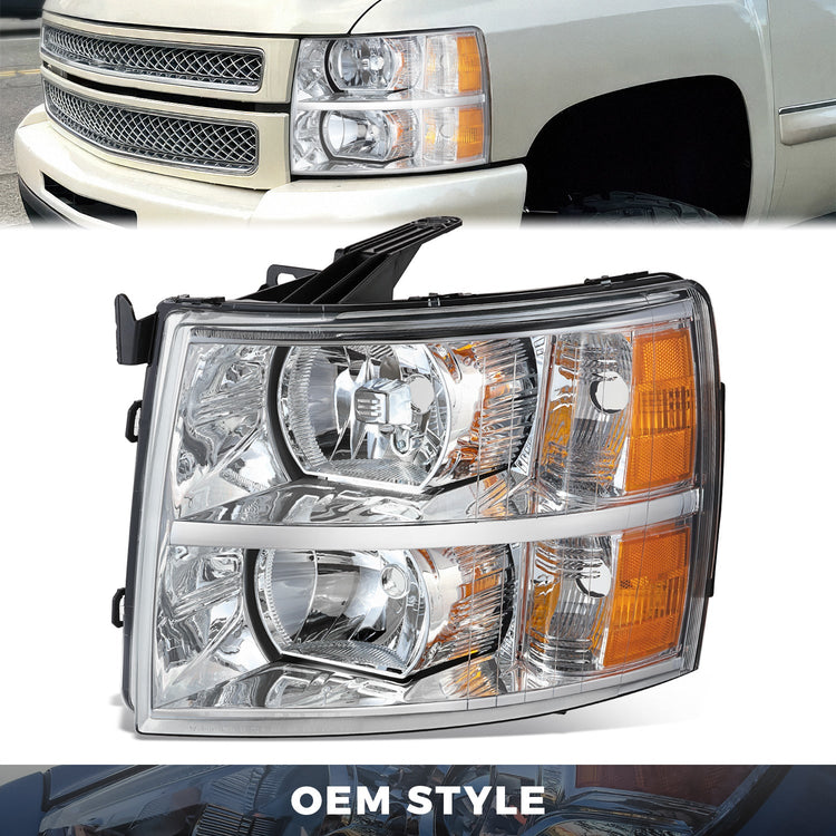 FAROS OE STYLE - 07-12 CHEVY SILVERADO - LEFT SIDE