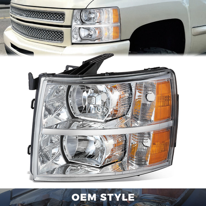 FAROS OE STYLE - 07-12 CHEVY SILVERADO - LEFT SIDE