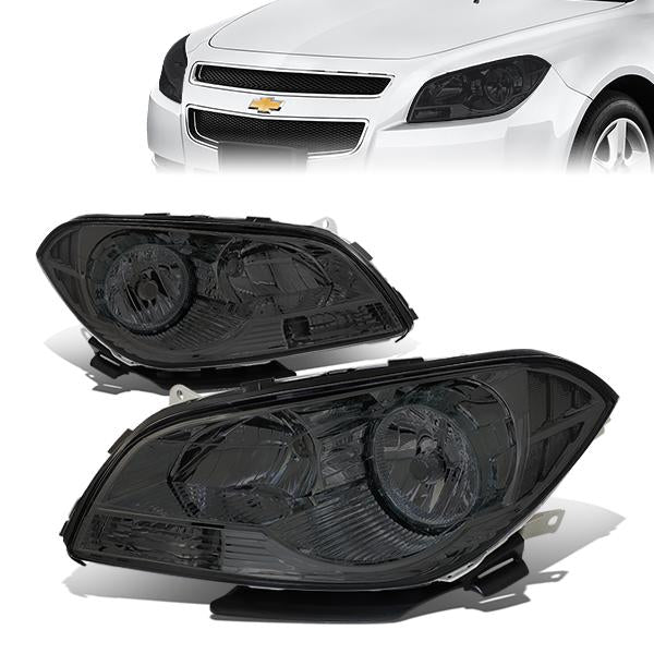 FAROS 08-12 CHEVROLET MALIBU - SMOKE HOUSING / CLEAR CORNER - H11 LOW BEAM / H9 HIGH BEAM