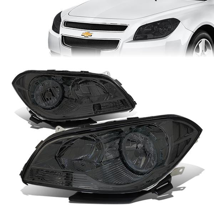FAROS 08-12 CHEVROLET MALIBU - SMOKE HOUSING / CLEAR CORNER - H11 LOW BEAM / H9 HIGH BEAM