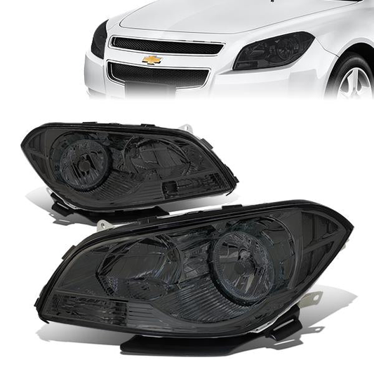 FAROS 08-12 CHEVROLET MALIBU - SMOKE HOUSING / CLEAR CORNER - H11 LOW BEAM / H9 HIGH BEAM