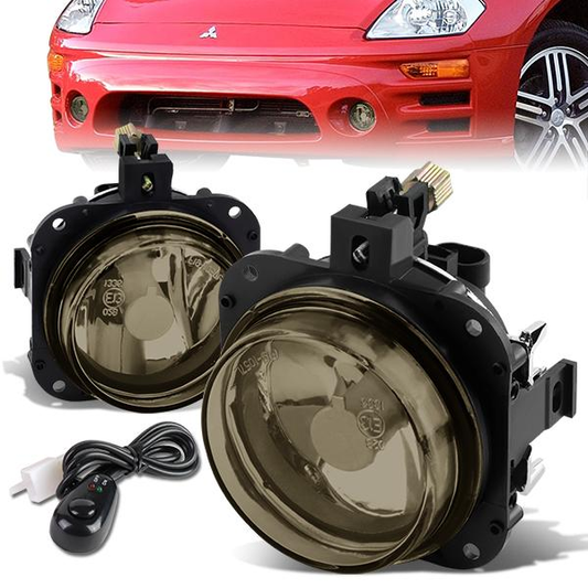 FAROS DE NIEBLA 02-05 MISTUBISHI ECLIPSE / 04-08 GALANT - WITH SWITCH - 9145 BULB - SMOKE