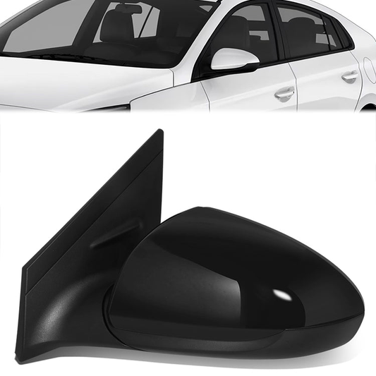 RETROVISOR MIRROR - OE STYLE - HYUNDAI IONIQ 17-22 - WITH POWER WITH HEATED GLASS - FOR PLUG-IN EV SE LIMITED - DRIVER SIDE - PAINT TO MATCH - BLACK