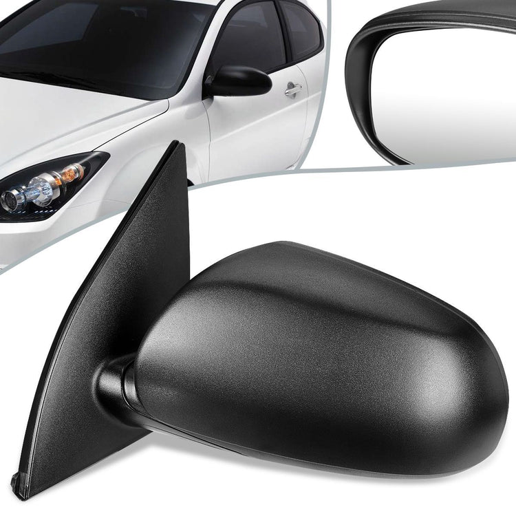 RETROVISOR MIRROR - OEM - 10-11 HYUNDAI ACCENT - POWERED - BLACK - LEFT