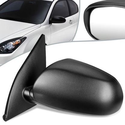 RETROVISOR MIRROR - OEM - 10-11 HYUNDAI ACCENT - POWERED - BLACK - LEFT
