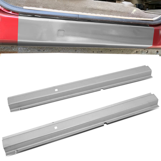 nan ROCKER PANELS - 00-05 FORD EXCURSION - CUTTING / TRIMMING / WELDING REQUIRED FOR INSTALLATION - STAMPED STEEL - BARE METALLIC