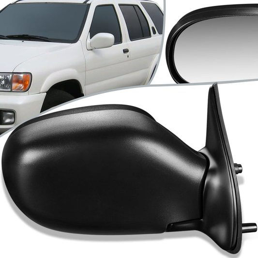 RETROVISOR MIRROR - OEM - 01-04 NISSAN PATHFINDER - POWERED - HEATED - TEXTURED - BLACK - RIGHT