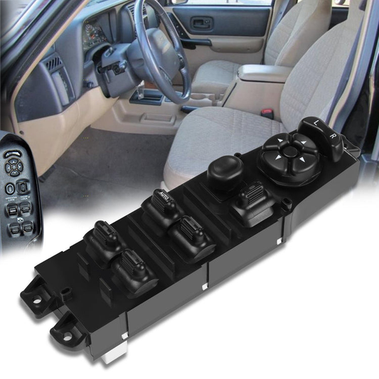 INTERRUPTOR ELEVADOR ELECTRICO 97-01 JEEP CHEROKEE - DRIVER SIDE - BLACK