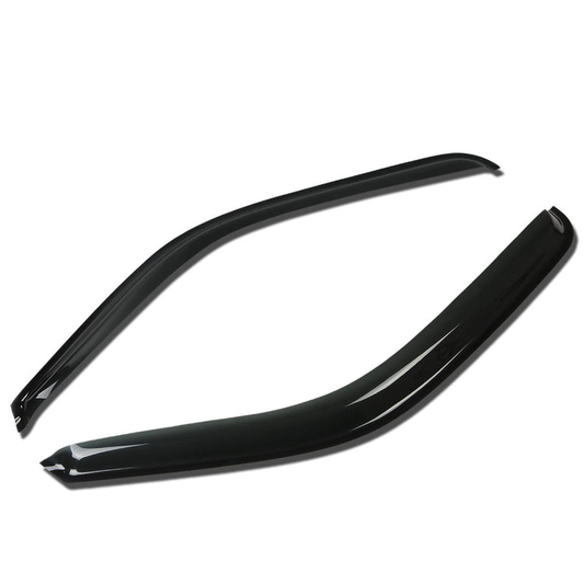 PROTECTOR DE VENTANA WINDOW VISORS - 99-06 CHEVY SILVERADO 1500, SILVERADO 2500, 3500, GMC SIERRA 1500, 2500, 3500 / 2007- CHEVY SILVERADO 1500, SILVERADO 2500, SILVERADO 3500, GMC SIERRA 1500, SIERRA 2500, SIERRA 3500 - 2PCS - STANDARD CAB - DARK SMOKE