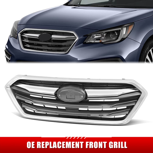PARRILLA GRILLE - SB LGCY/OTBAK 15-19/ GRILLE ASS'Y 18-19/ PAINTED GRAY W/CHROME MOULDING/ (LEGACY)//PARTS.NO,SU1200181//OEM NO,91121AL19A