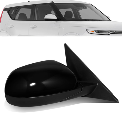 RETROVISOR MIRROR - OE STYLE - KIA SOUL 20-24 - WITH POWER WITH BLIND SPOT - PASSENGER SIDE - PAINT TO MATCH - BLACK