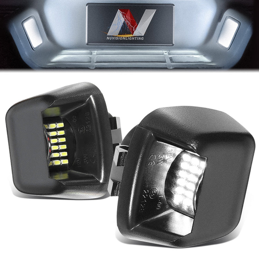 ACCESORIOS 07-15 NISSAN TITAN/07-15 NISSAN XTERRA/08-15 NISSAN ARMADA/07-19 NISSAN FRONTIER - ABS PLASTIC HOUSING / POLYCARBONATE LENS - BLACK / CLEAR