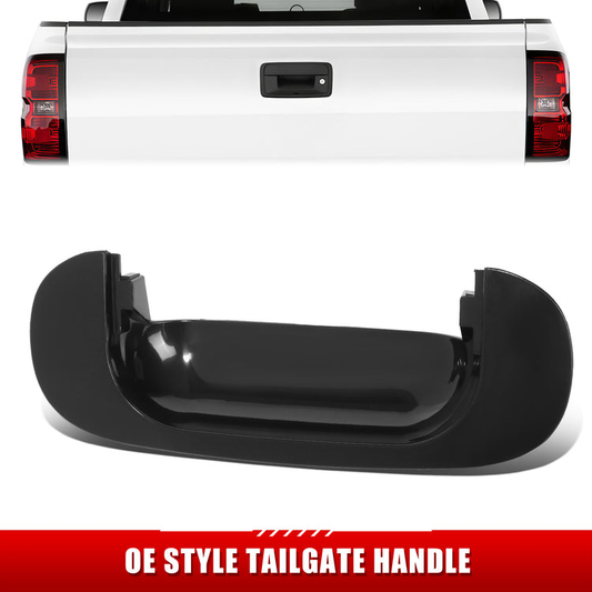 MANIJA DOOR HANDLE COVERS - DODGE RAM 1500 PICKUP 94-01/DODGE RAM 2500 PICKUP 94-02/DODGE RAM 3500 PICKUP 94-02 - ABS PLASTIC - SMOOTH BLACK