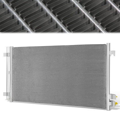 CONDENSADOR FORD MUSTANG MACH-E 2021-2024 - ALUMINUM - SILVER