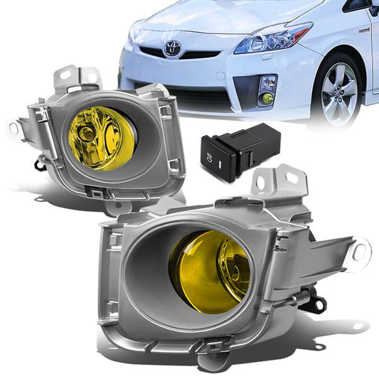 FAROS DE NIEBLA 10-12 TOYOTA PRIUS - WITH SWITCH, BEZEL - H11 BULB - AMBER