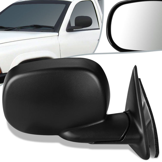 RETROVISOR MIRROR - OEM - 98-00 DODGE DURANGO - POWERED - HEATED - TEXTURED - BLACK - RIGHT