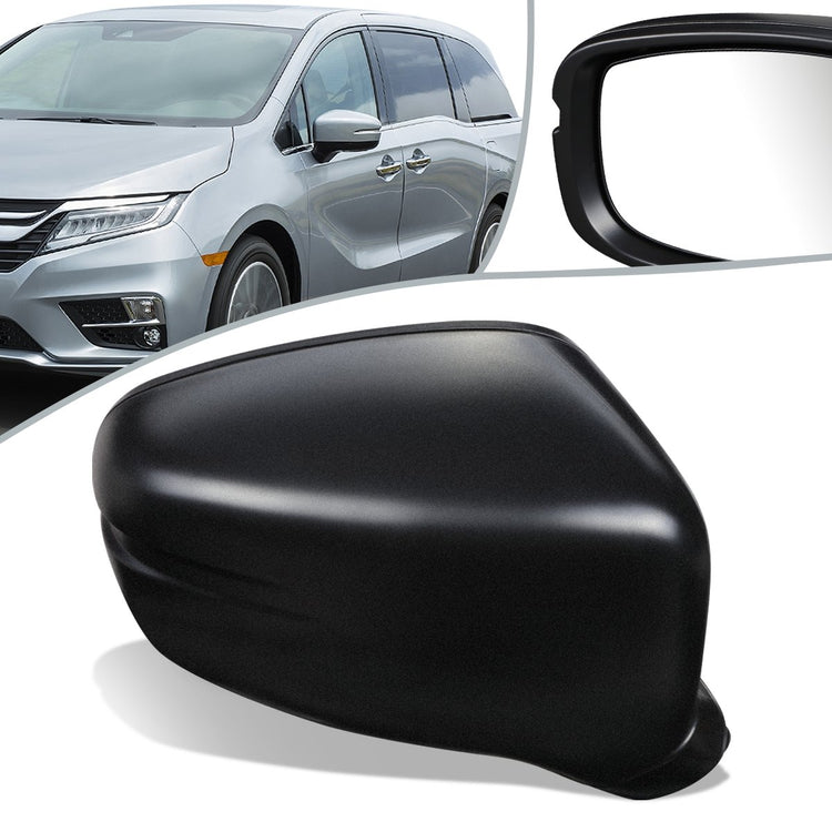 RETROVISOR MIRROR - OEM - 18-19 HONDA ODYSSEY - POWERED - FOLDING - TEXTURED - BLACK - RIGHT