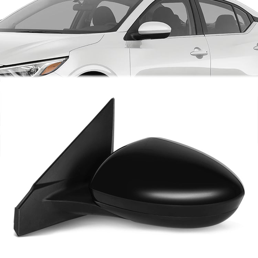 RETROVISOR MIRROR - OE STYLE - NISSAN SENTRA 20-21 - WITH POWER - DRIVER SIDE - PAINT TO MATCH - BLACK