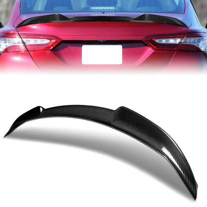 SPOILER CAR TRUNK SPOILER - 18-22 TOYOTA CAMRY - CARBON FIBER BLACK