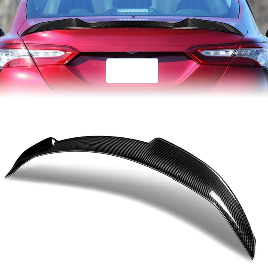 SPOILER CAR TRUNK SPOILER - 18-22 TOYOTA CAMRY - CARBON FIBER BLACK