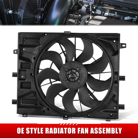 ABANICOS OE STYLE -CHEVROLET EQUINOX 2018-2022 / GMC TERRAIN 2018-2022 / 1.5L, 1.6L, 2.0L - WITHOUT TOW PACKAGE