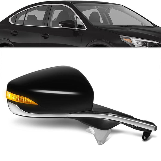 RETROVISOR MIRROR - OE STYLE - SUBARU LEGACY 2020-2024 - SUBARU OUTBACK 2020-2024 - WITH POWER WITH HEATED WITH SIGNAL WITH BLIND SPOT WITH MEMORY - PASSENGER RIGHT SIDE - BLACK