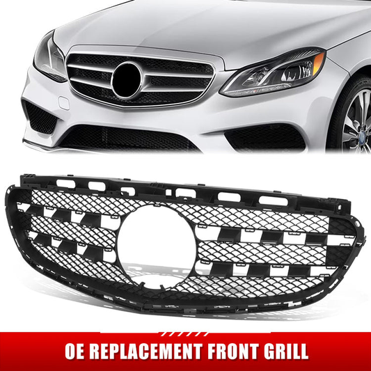 PARRILLA GRILLE - BZ W212 '13-'15/ GRILLE ASS'Y/ MAT-DARK GRAY/ W/O CAMERA W/AMG PKG/ (E300/E350/E550/E63)