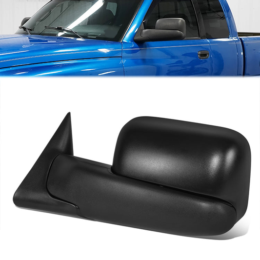 RETROVISOR MIRROR - OE STYLE - DODGE RAM 1500 PICKUP 94-01 - DODGE RAM 2500 PICKUP 94-02 - DODGE RAM 3500 PICKUP 94-02 - DRIVER SIDE - PAINT TO MATCH - BLACK