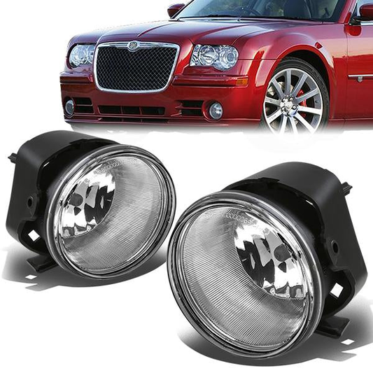 FAROS DE NIEBLA 05-10 CHRYSLER 300 (WITHOUT HEADLIGHT WASHERS, WITHOUT TOURING / LIMITED MODELS) / 2006 DODGE CHARGER SRT-8 / 08-09 DODGE CALIBER SRT-4 - CHROME
