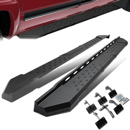 ESTRIBOS 5.5" - STRAIGHT - W/ MOUNTING BRACKETS - 2019 RAM 1500 - CREW CAB - BLACK