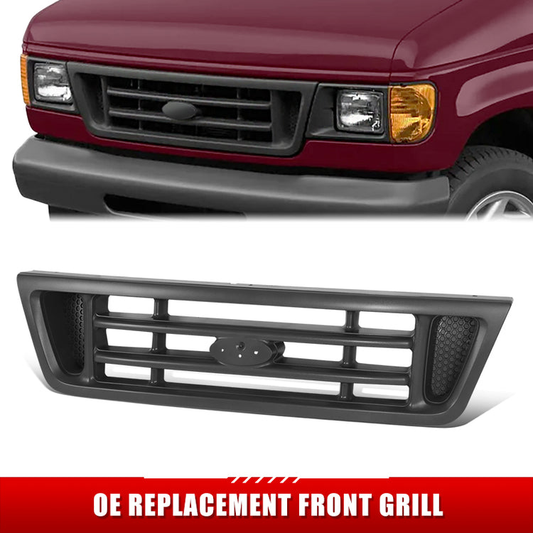 PARRILLA GRILLE - FD ECNOLNE VAN '92-'96/'97-'07/ GRILLE ASS'Y 03-07/ GRAY//PARTS.NO,FO1200429//OEM NO,2C2Z8200BAA