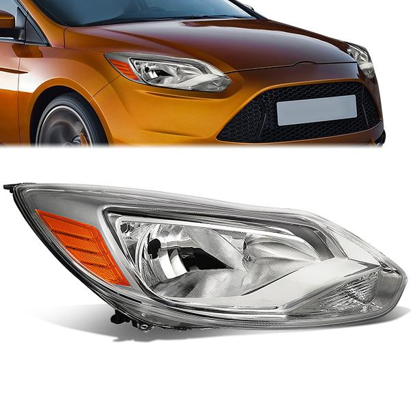 FAROS OE STYLE - 12-14 FORD FOCUS - ONLY FITS MODELS W/ HALOGEN HEADLIGHTS - DOES NOT FIT ELECTRIC MODELS - USES H1 HIGH/H7 LOW BEAM BULBS - RIGHT