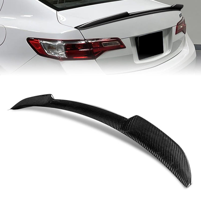 SPOILER CAR TRUNK SPOILER - 13-18 ACURA ILX - CARBON FIBER BLACK
