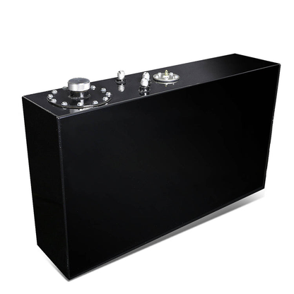 TANQUE DE GASOLINA FUEL CELL - GAS TANK WITH LEVEL SENDER - 17 GALLON - TOP-FEED - ALUMINUM - BLACK