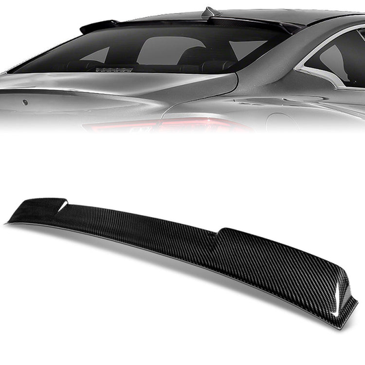SPOILER CAR ROOF SPOILER - 17-22 INFINITI Q60 - FITS COUPE MODELS - CARBON FIBER BLACK