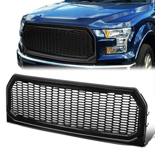PARRILLA GRILLE - 15-17 FORD F-150 - HONEYCOMB MESH - BLACK