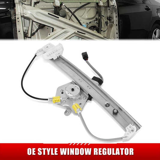 REGULADOR DE VENTANA WINDOW MOTORS & REGULATORS - FORD FOCUS 2000-2007 - LX, SE, ZX4, ZX5, ZXW - METALLIC - BARE STEEL / PLASTIC