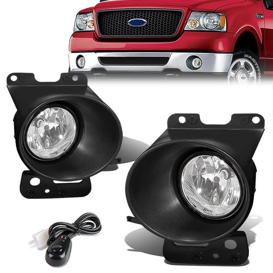FAROS DE NIEBLA 06-08 FORD F-150, LINCOLN MARK LT - WITH SWITCH - H10 BULB - SMOKE