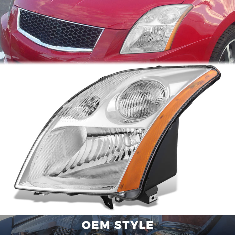 FAROS OE STYLE - LEFT SIDE - CHROME - 07-09 NISSAN SENTRA - 2.0L