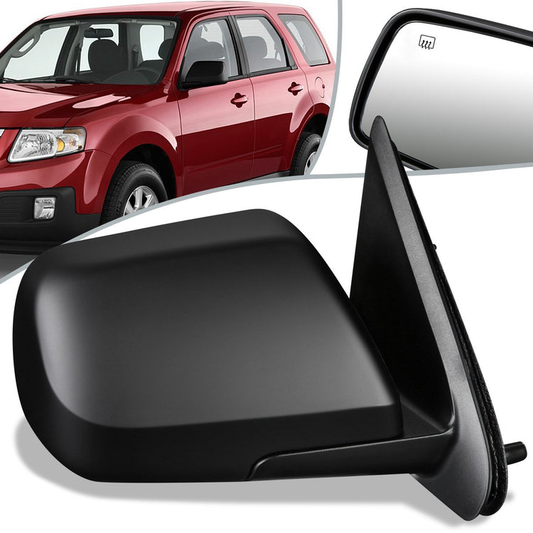 RETROVISOR MIRROR - OEM - 09-11 MAZDA TRIBUTE - POWERED - HEATED - TEXTURED - BLACK - RIGHT